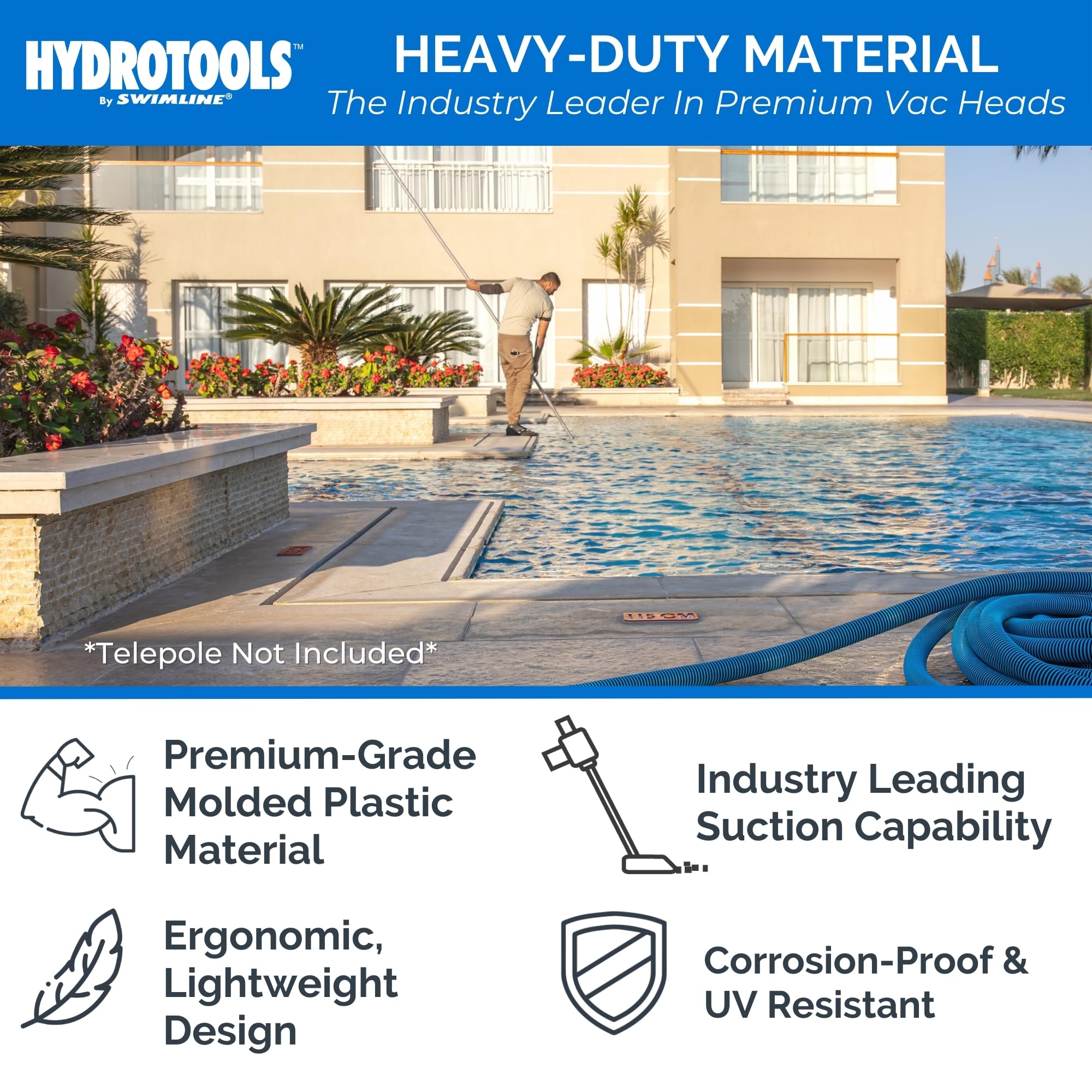 Amazon.com : SWIMLINE HYDROTOOLS Clear Pool Vacuum Head