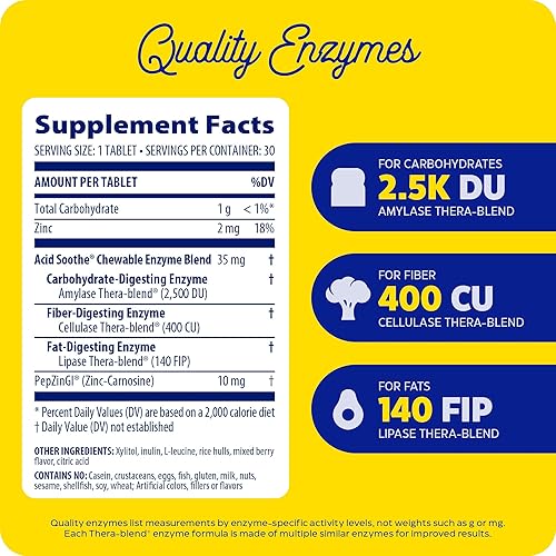 Miniatura 3 de Cápsulas de bayas masticables de ácido enzimático., 27012, 1