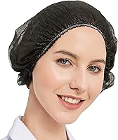 Vista 13 de ProtectX Cubiertas desechables para barba, red desechable para barba Bouffant de 19 x 9 pulgadas, color blanco, paquete de 100