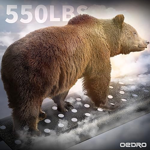 Miniatura 6 de OEDRO Estribos de 6 pulgadas compatibles con Chevy ColoradoGMC Canyon Crew Cab 2015-2025, rieles laterales atornillados barras Nerf de acero