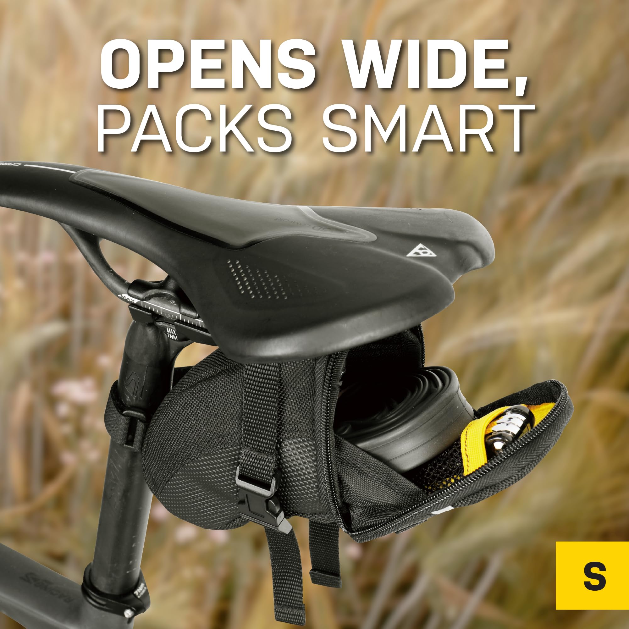 Amazon | TOPEAK(トピーク) Aero Wedge Pack (Strap Mount) S