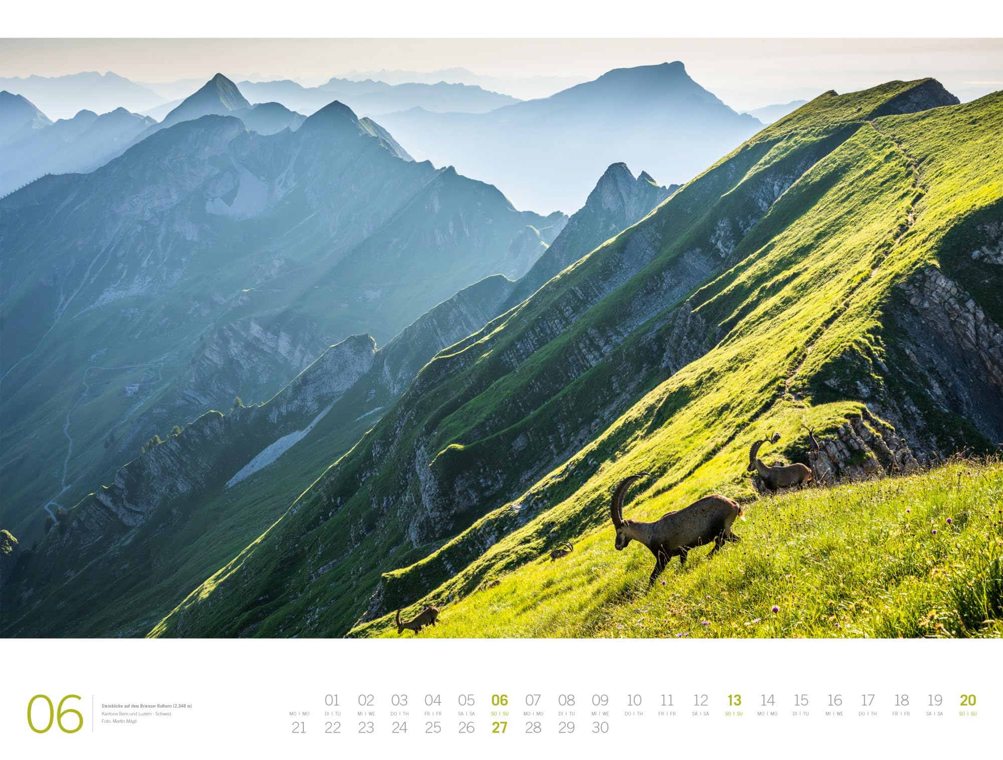 Alpen Gallery Kalender 2027: Bildstarker Berge-Kalender im großen Querformat (66x50 cm) | Berge und Natur im Großformat