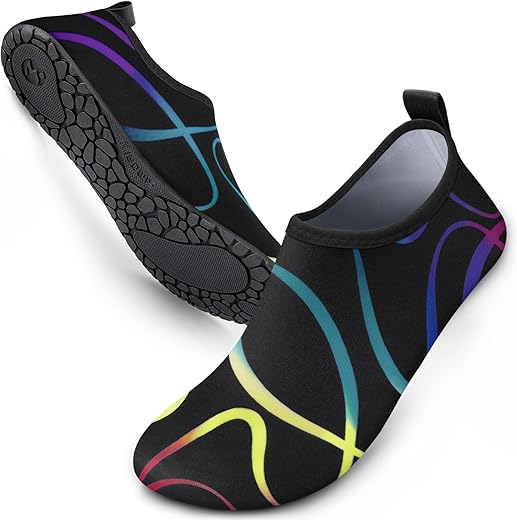 SIMARI Wasserschuhe Damen und Herren, schnelltrocknend, Barfussschuhe Badeschuhe Strandschuhe Schwimmschuhe, Aquaschuhe, Sport SWS001