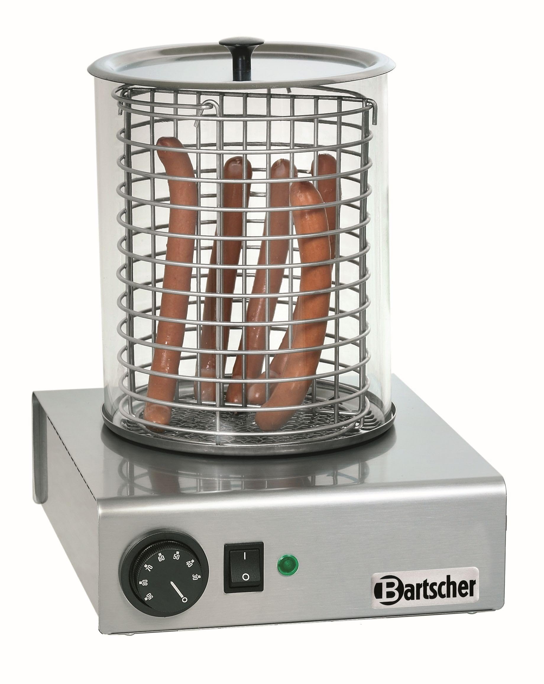 Bartscher Dampfgarer für Hot Dog 1000 W Edelstahl