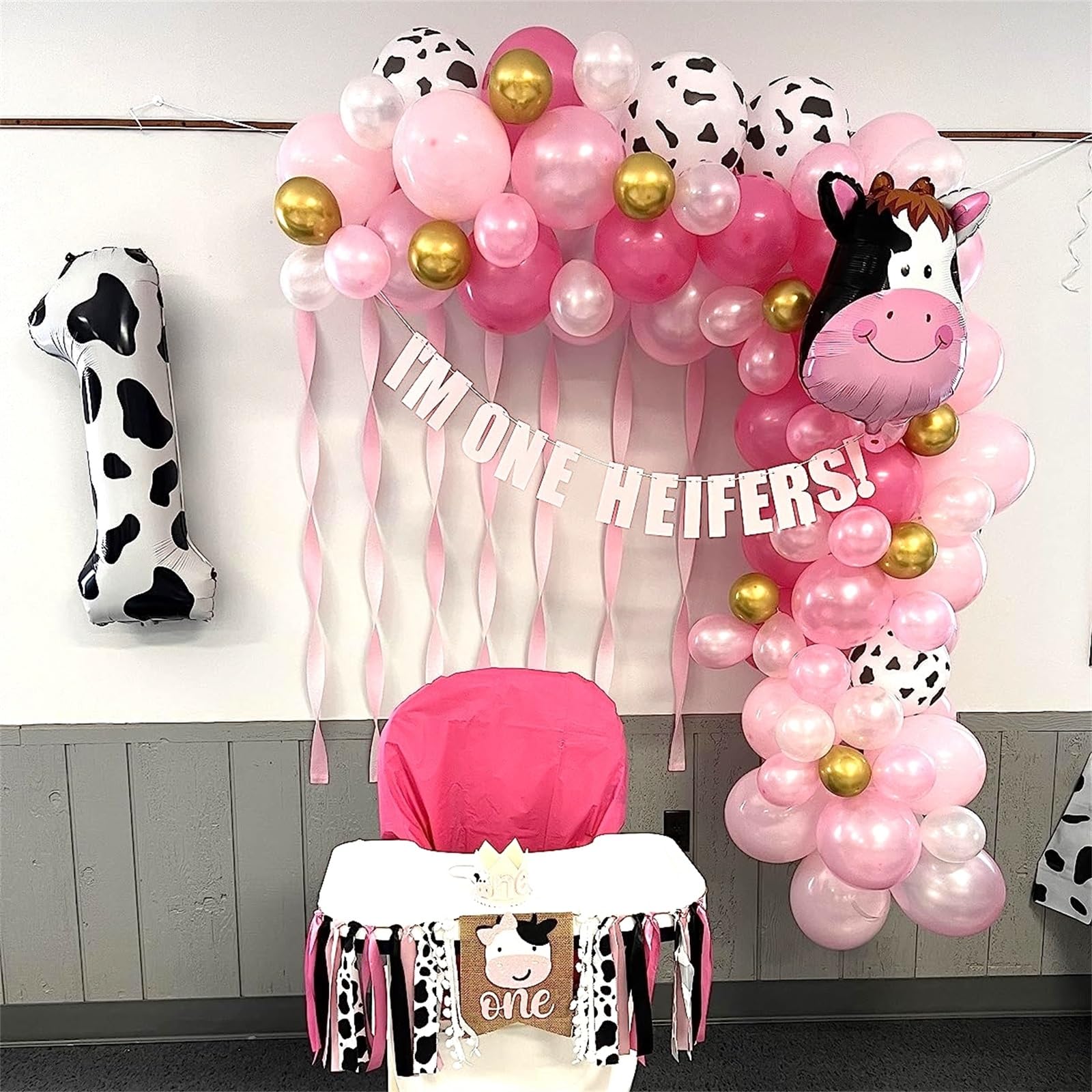 Bauernhof 3. Geburtstag Deko für Mädchen, Große Helium Kuh Druck Zahl 3 Luftballon Geburtstagsdeko, 40 Zoll Folienballons für Kinder Jungen 3. Bauernhof Tierthema Geburtstag Cowgirl Cowboy Party Deko