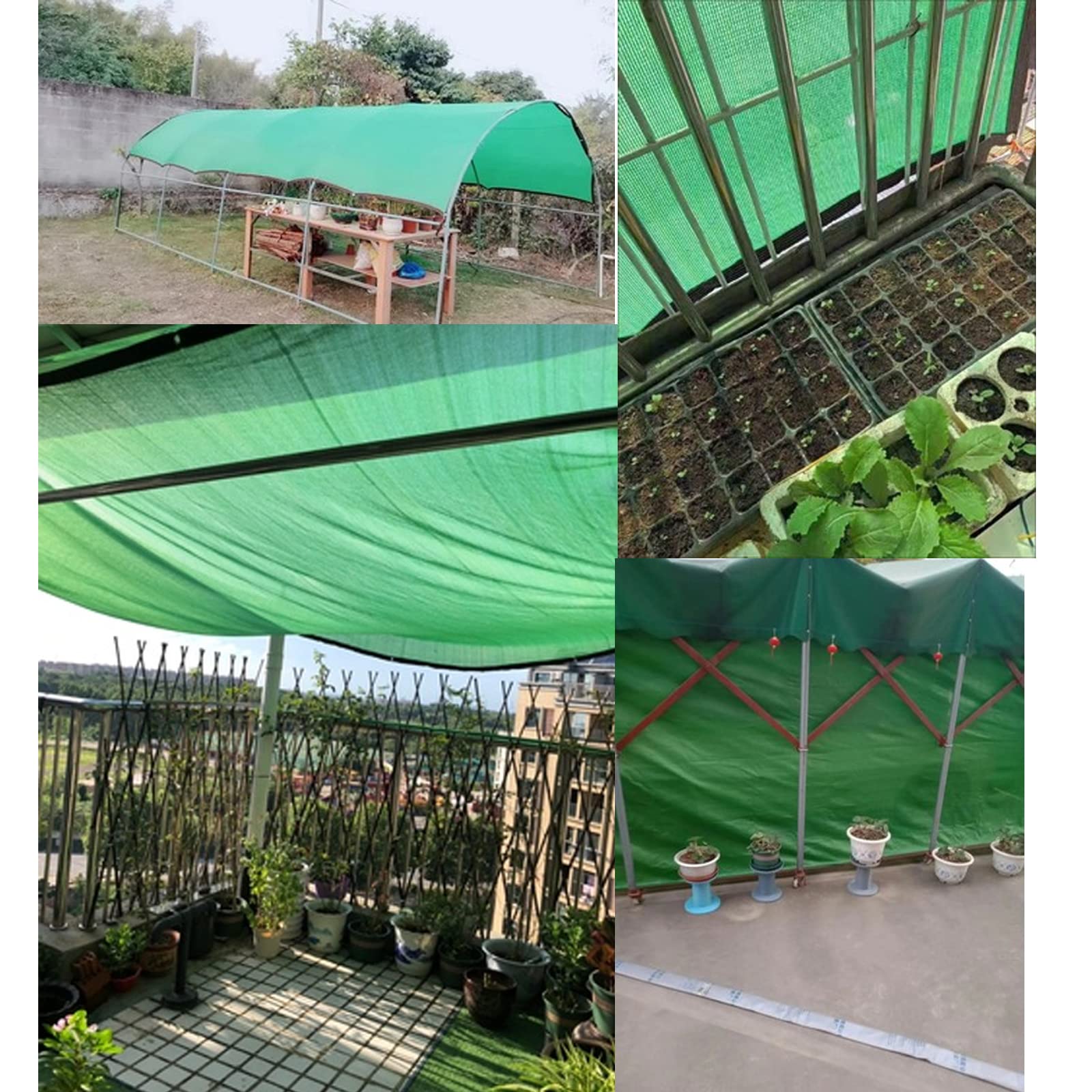 Red de Sombra Verde Bloqueador Solar de Malla Sombreadora,Solar Sombra Paño Ligera y Transpirable,Tela de Sombra 95% Bloque UV para Plantas de Flores/Perreras/Garaje (4x5m)