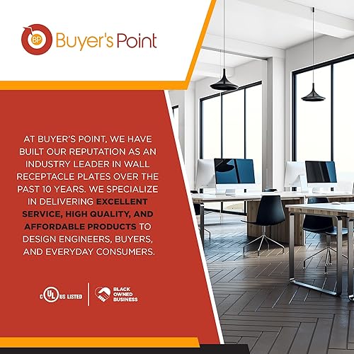 Miniatura 6 de BUYER'S POINT Placa de pared USB-C, HDMI y USB  Kit de medios de 3 puertos con certificación UL con todas las conexiones de coleta, perfecto para PC