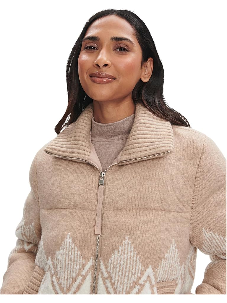 Taupe Varley Belinda Knit Puffer