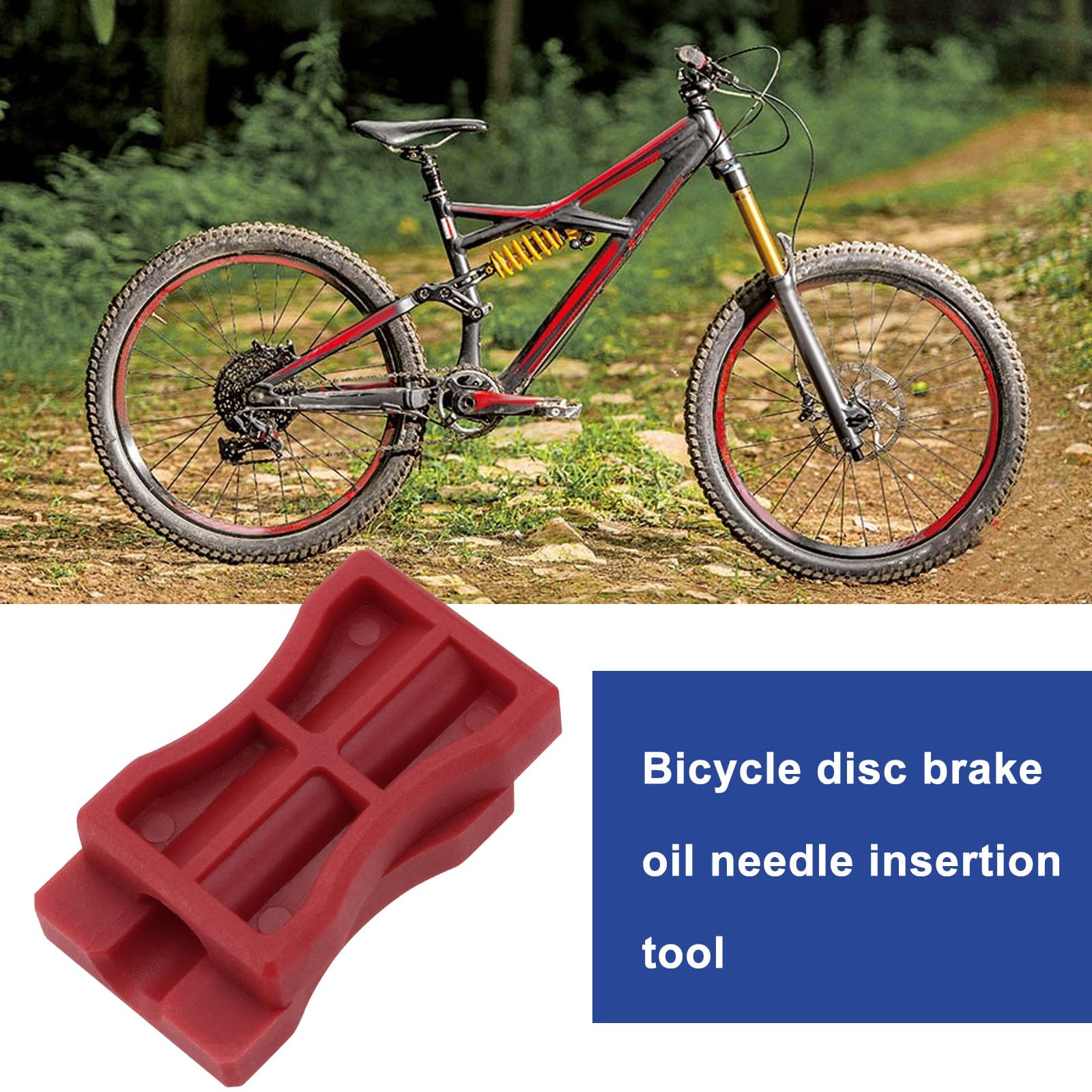 SG Store 2 works Bike Hydraulic Disc Brake Clamp Compatible with Shimano, Avid, SRAM, Magura Formula - Red - Image 4