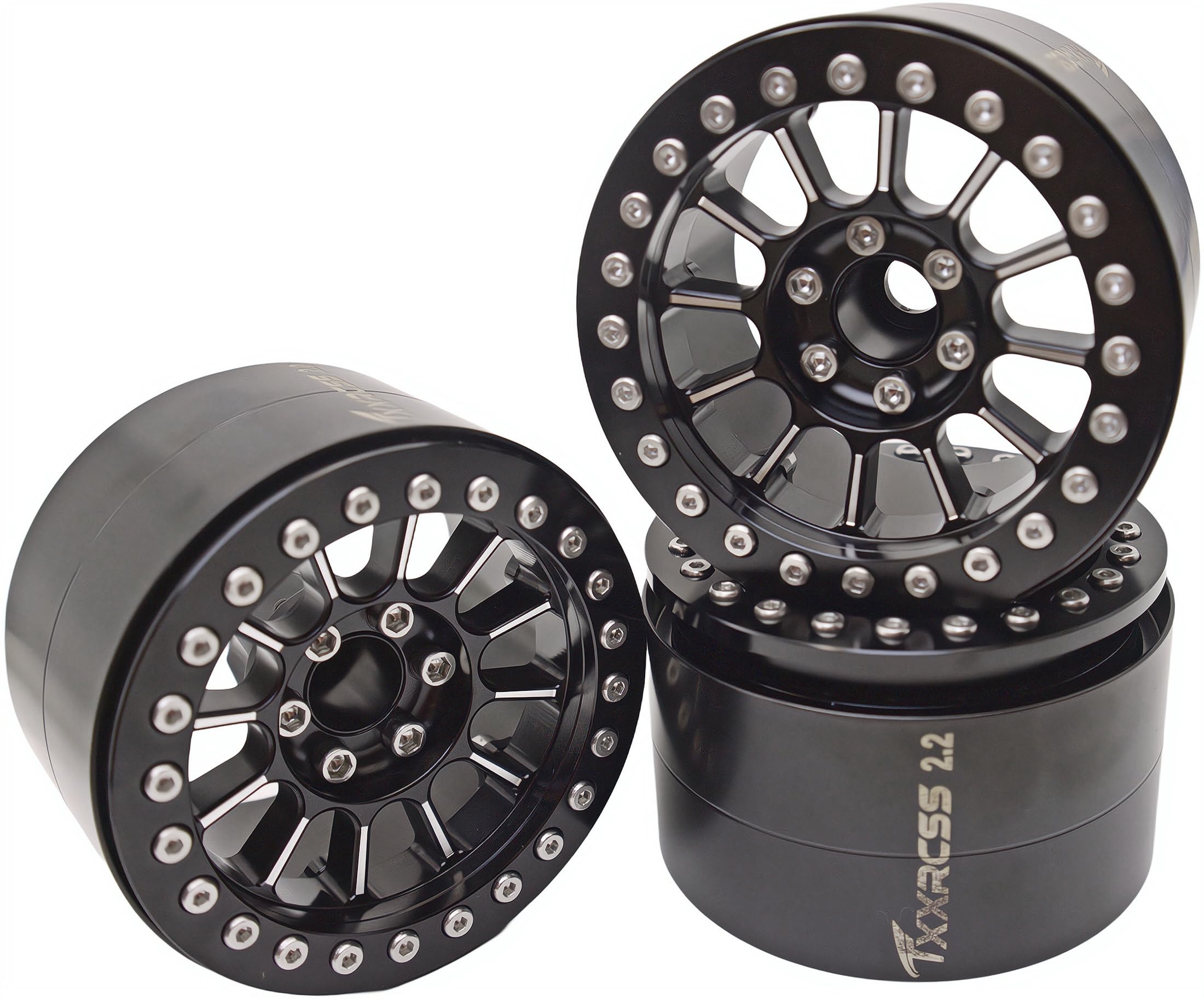 Amazon.com: TxXrcss 200g Super Heavy 2.2 Beadlock Wheels Aluminum