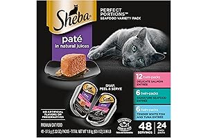 Meow Mix Simple Servings Signature Seafood Entrée Cat Food Trays