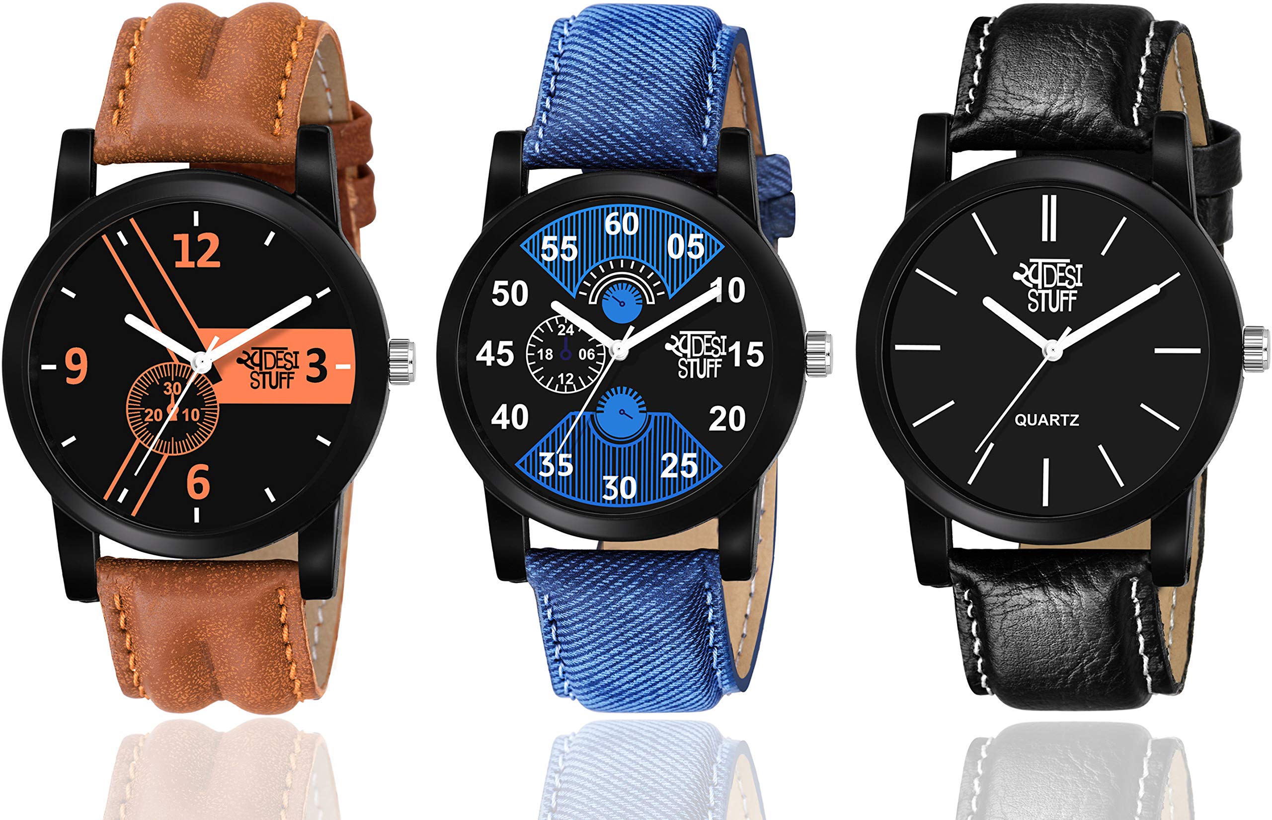 See full amazon price history chart for SWADESI STUFF Men Leather Watch Series Analog Mens Watch (Multi-Colour Dial Multi Colored Strap) SWADESI STUFF Men Leather Watch Series Analog Mens Watch (Multi-Colour Dial Multi Colored Strap) (B08343J392) Amazon Price History, Amazon Price Tracker