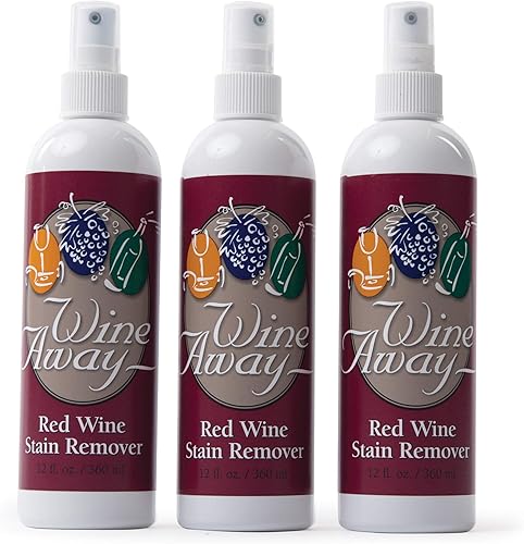 Spray quitamanchas de vino tinto Wine Away  Limpiador natural de manchas de alfombras y tapicería  Elimina eficazmente sangre ropa café y manchas de
