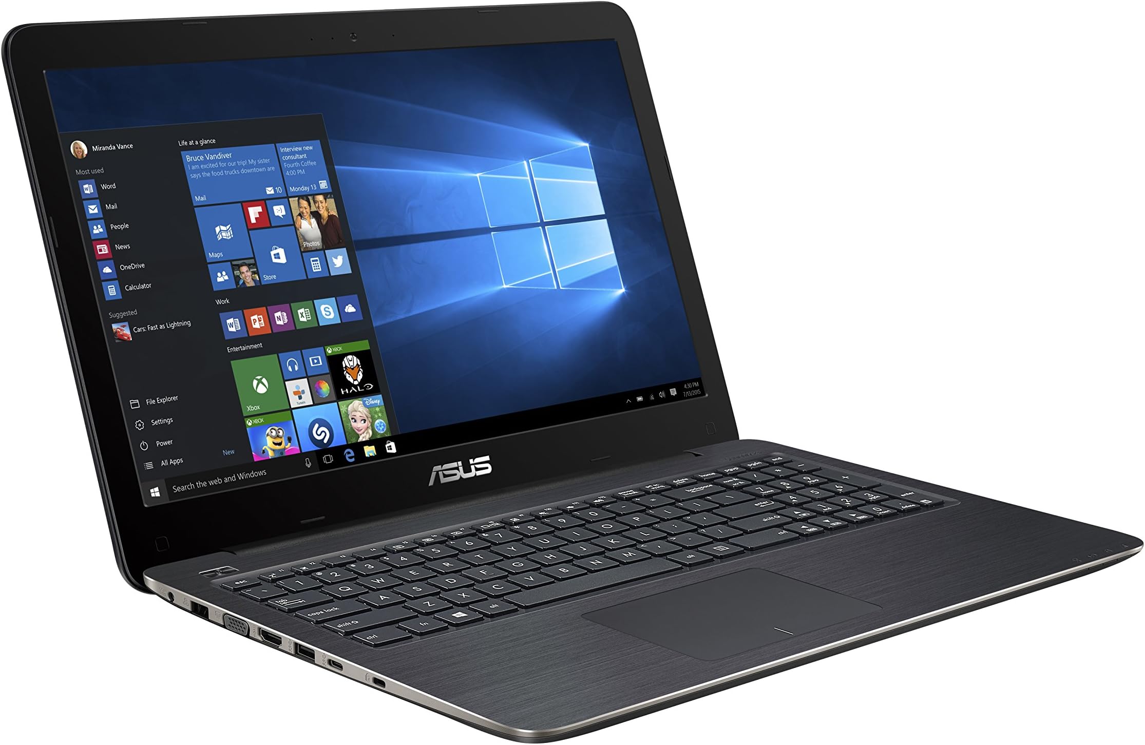 ASUS X556UB-XX039T 15.6-Inch Notebook (Black) - (Intel Core i5, 8 GB RAM, 1 TB HDD, NVIDIA GeForce 940M, Windows 10)