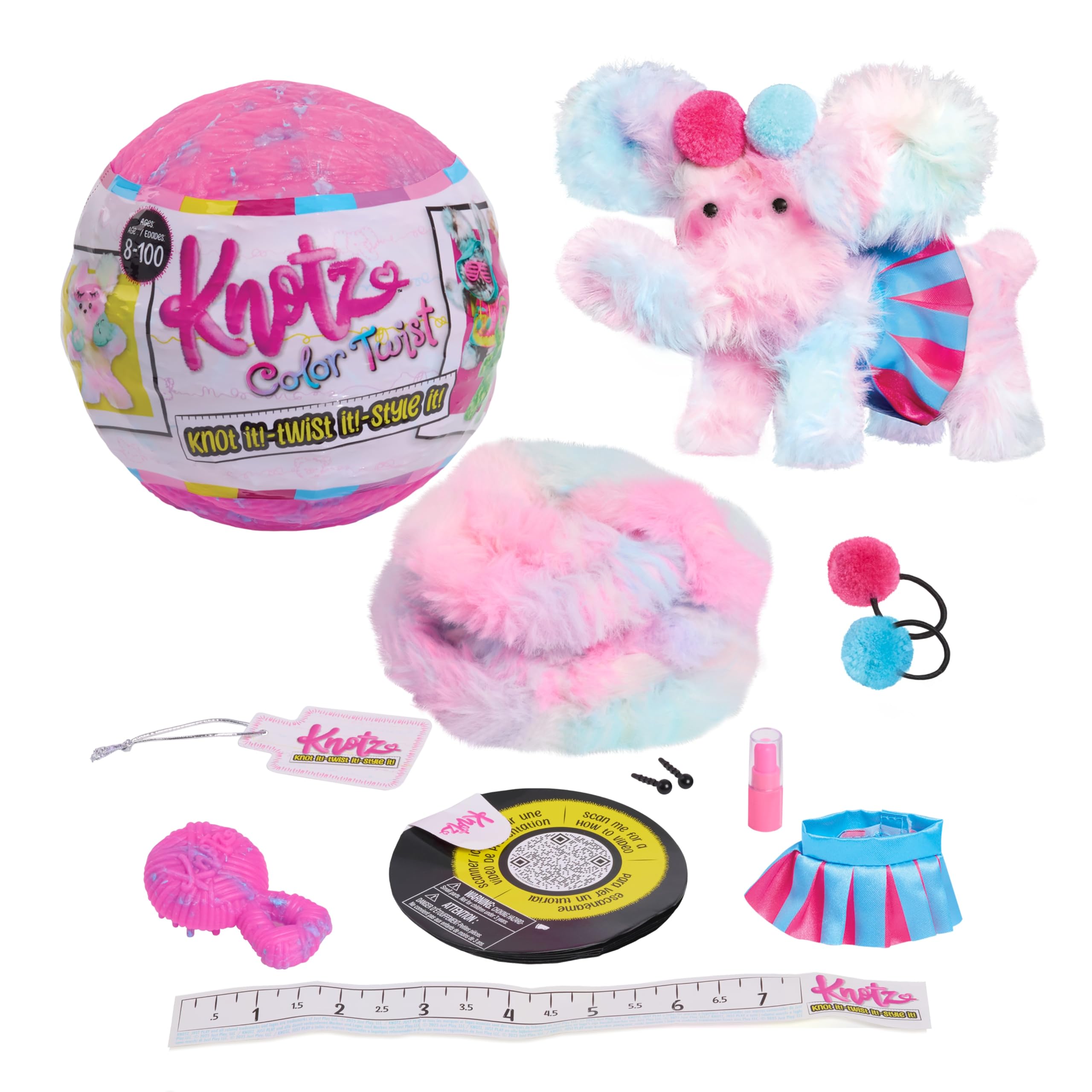 Just Play Knotz Color Twist, juguetes para niños a partir de 8 años