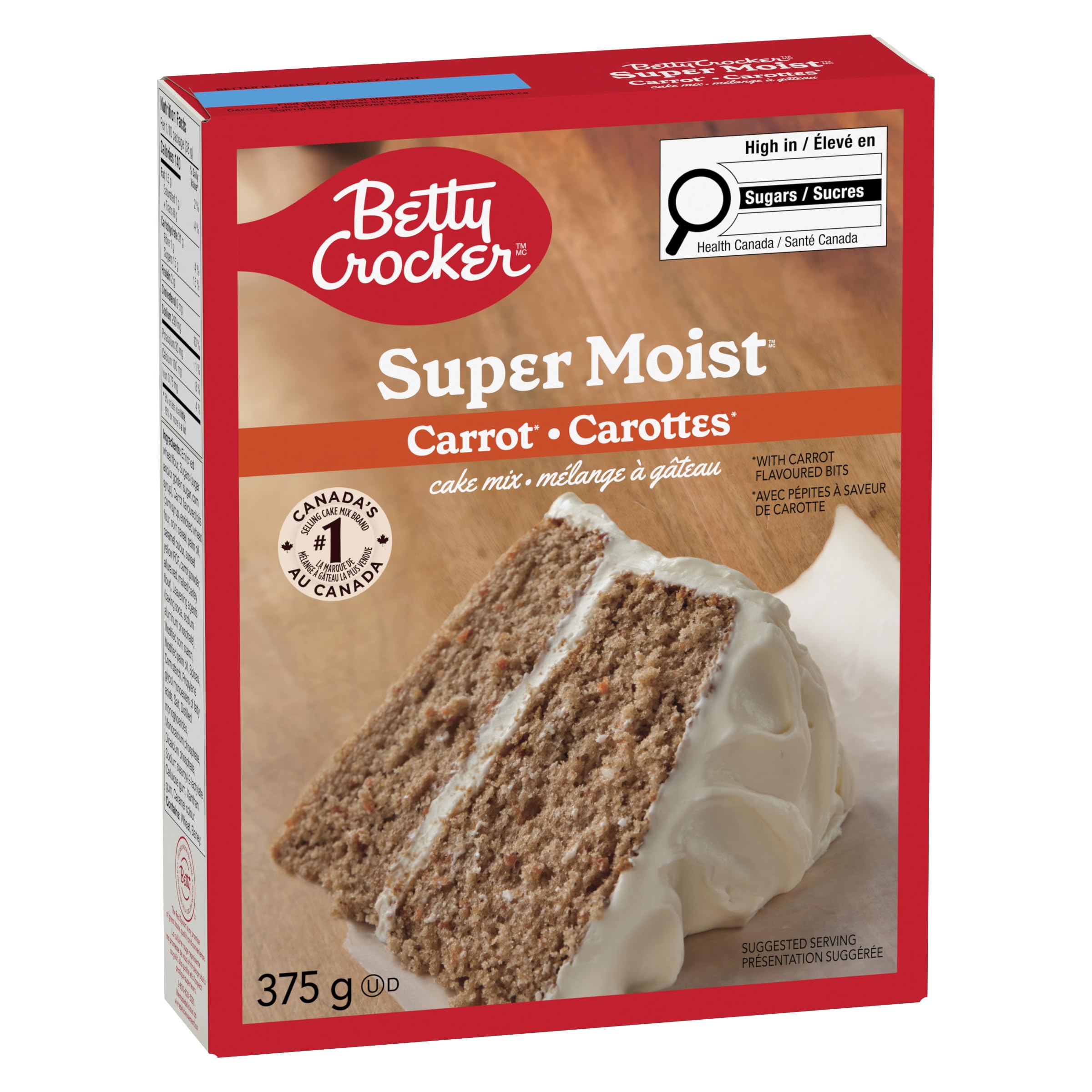 Betty Crocker Mezcla para Tartas Zanahoria Súper Húmeda 375g