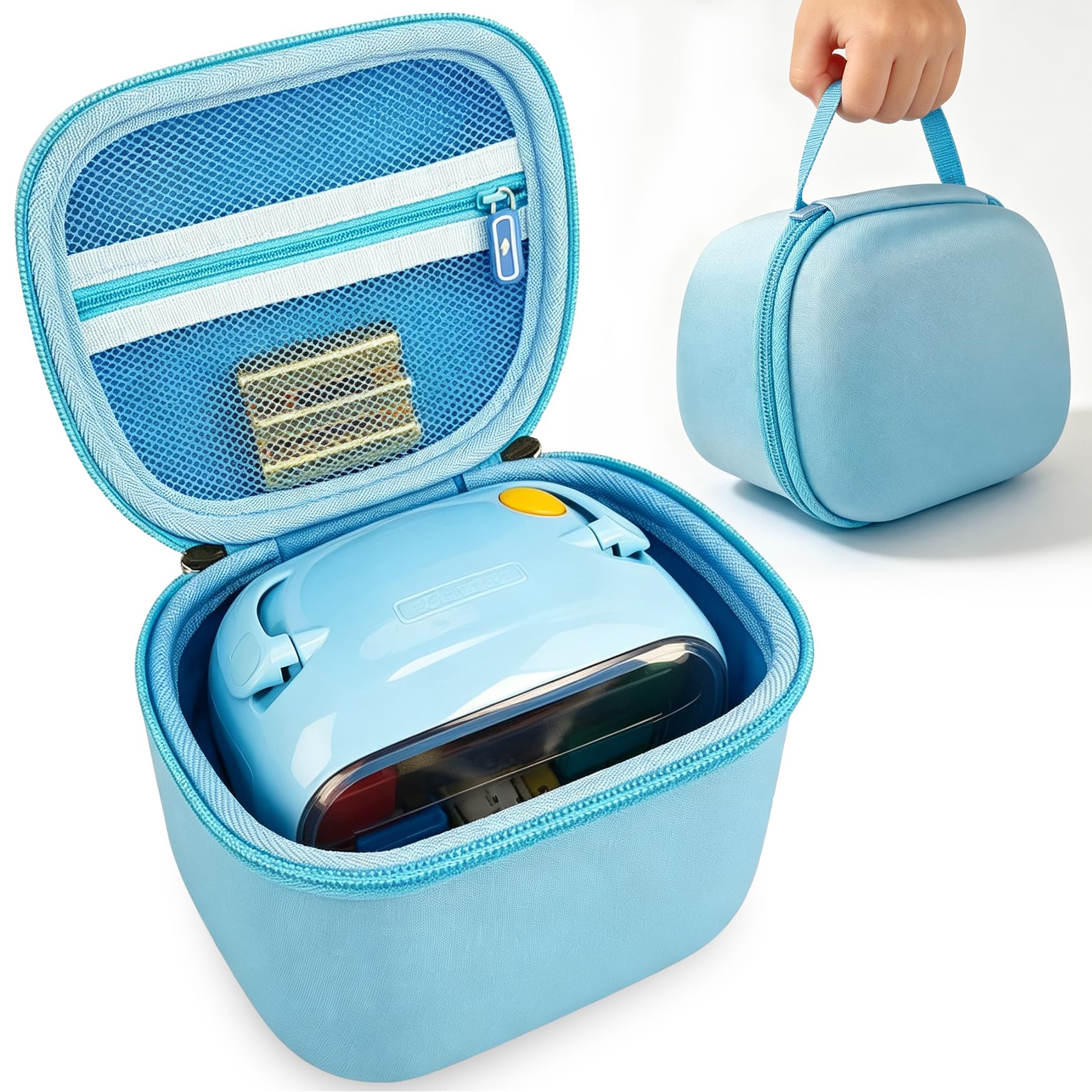 Hard Case for Bitzee Aquarium Interactive Fish Tank Digital Pet, Blue