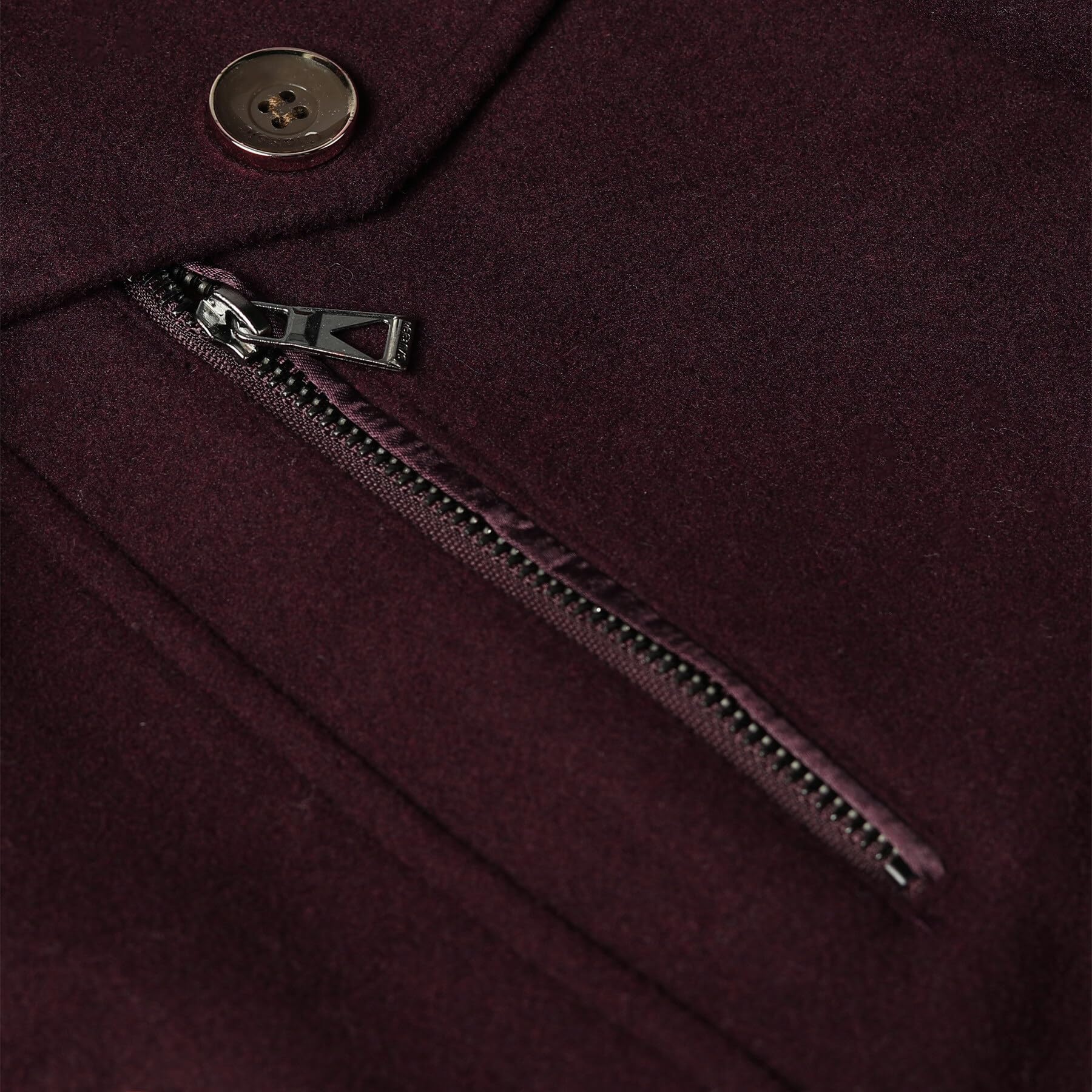 Allthemen Trench Corto Invernale da Uomo Trench di Lana Cappotto Spessa e Sottile Soprabito Parka Giacca a vento Giacca con risvolto