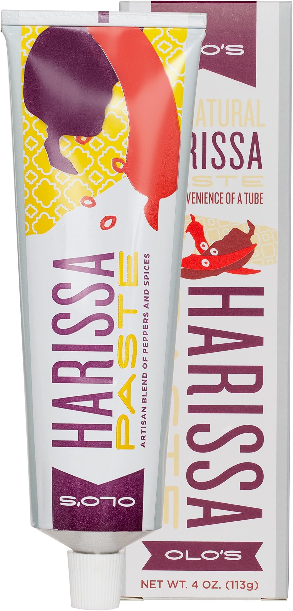 Organic Harissa Paste โ Fiery peppers and spices by โ Organic by Oloโs โ 4oz