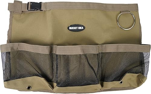 Miniatura 26 de MELOTOUGH Cubo organizador de herramientas de lavado de coches para herramientas de jardín, apto para cubo de 3.5 a 5 galones (rojo)