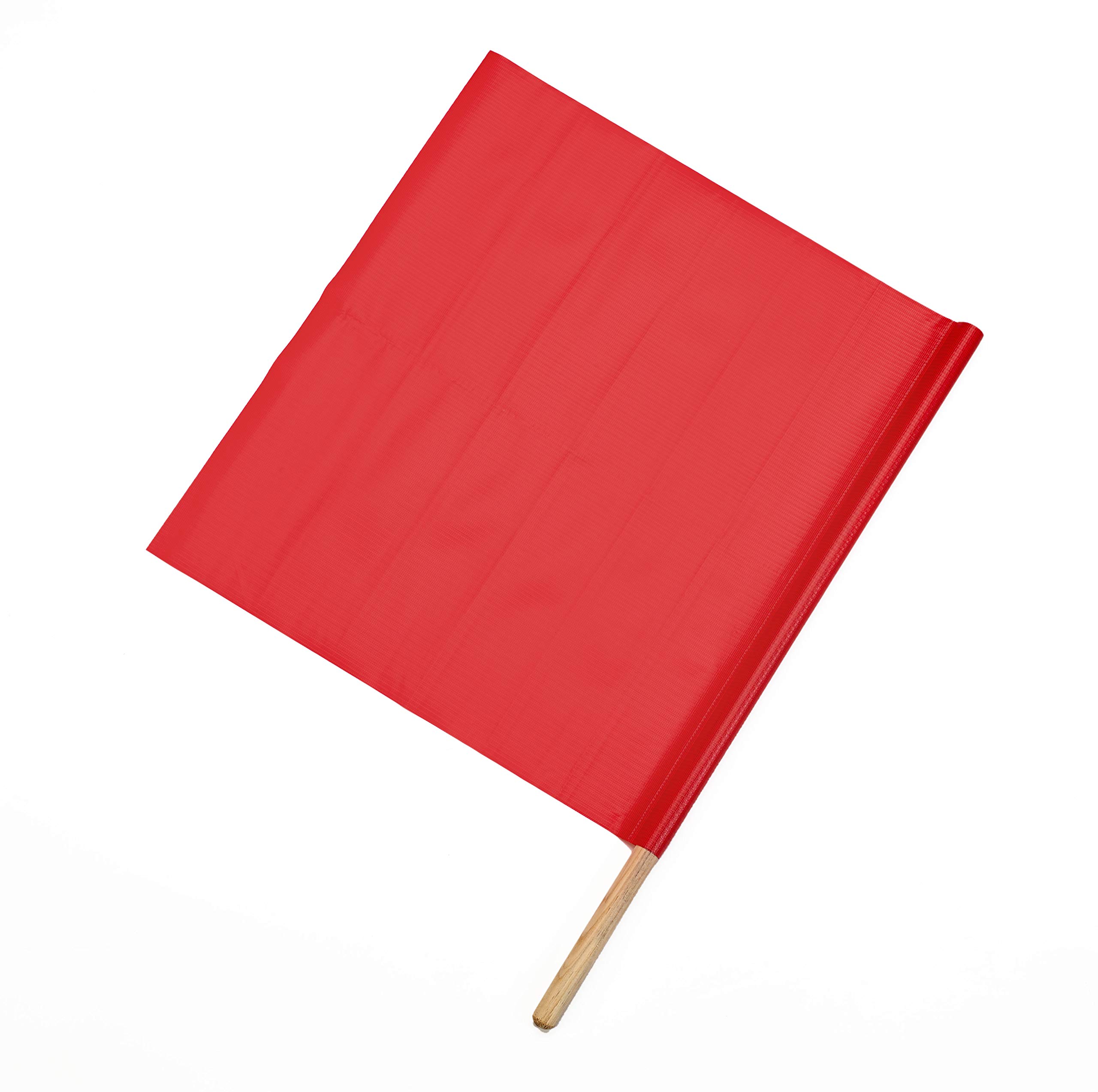 Mutual Industries 14967-79-36 Vinyl Highway Safety Traffic Warning Flag, Red, 24