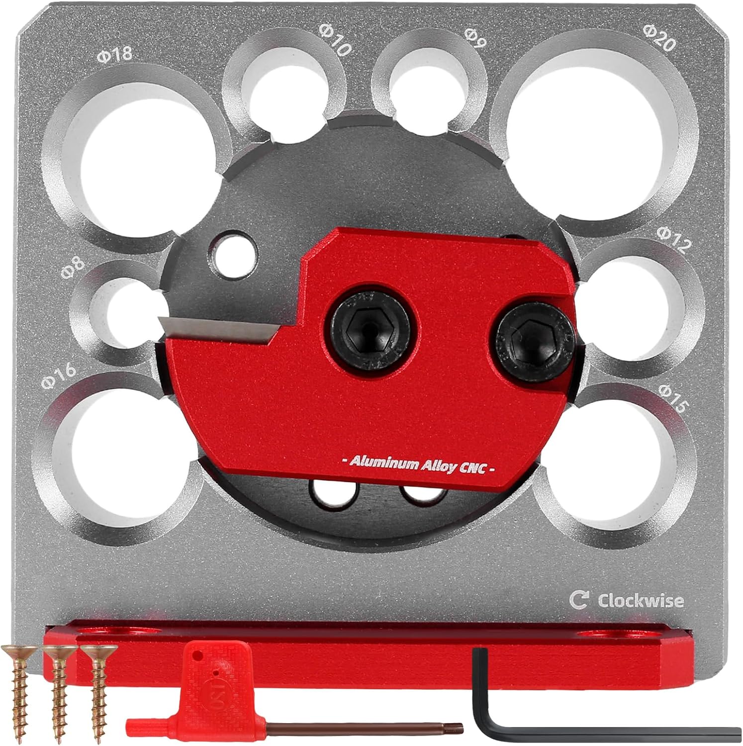 6 Pcs Dowel Maker Jig Kit, Carbide Inserts Dowel Maker with Carbide