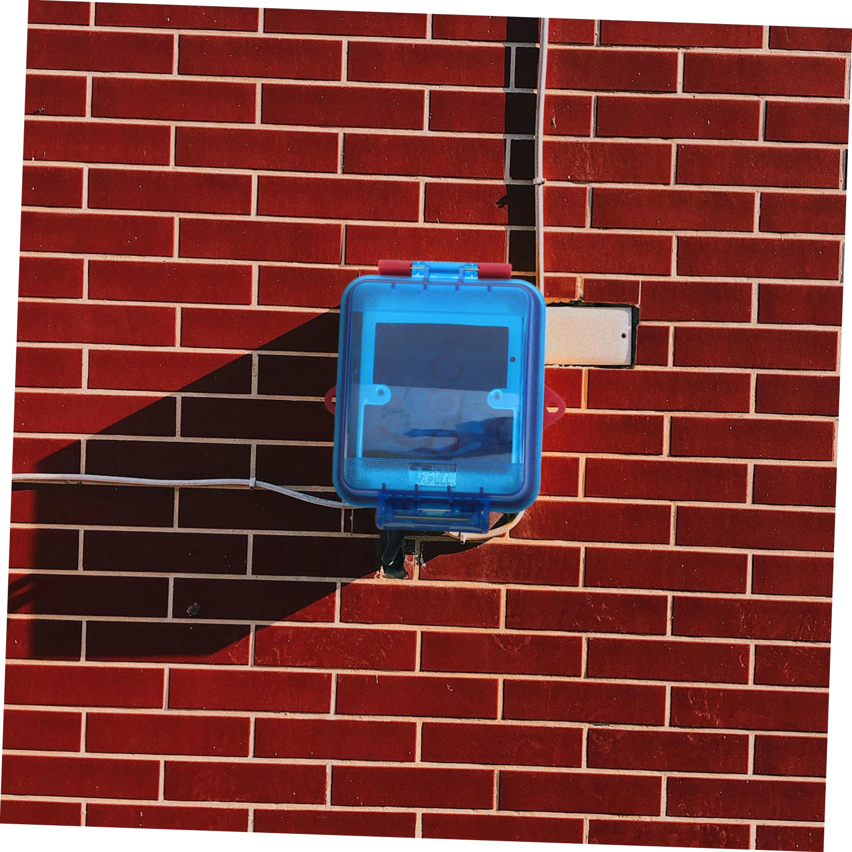 jojofuny Cubierta de Alarma contra Incendios Protectora para Boton de Emergencia Cubierta de Punto de Llamada Manual Compatible con Sistemas de Seguridad Hogares y Oficinas