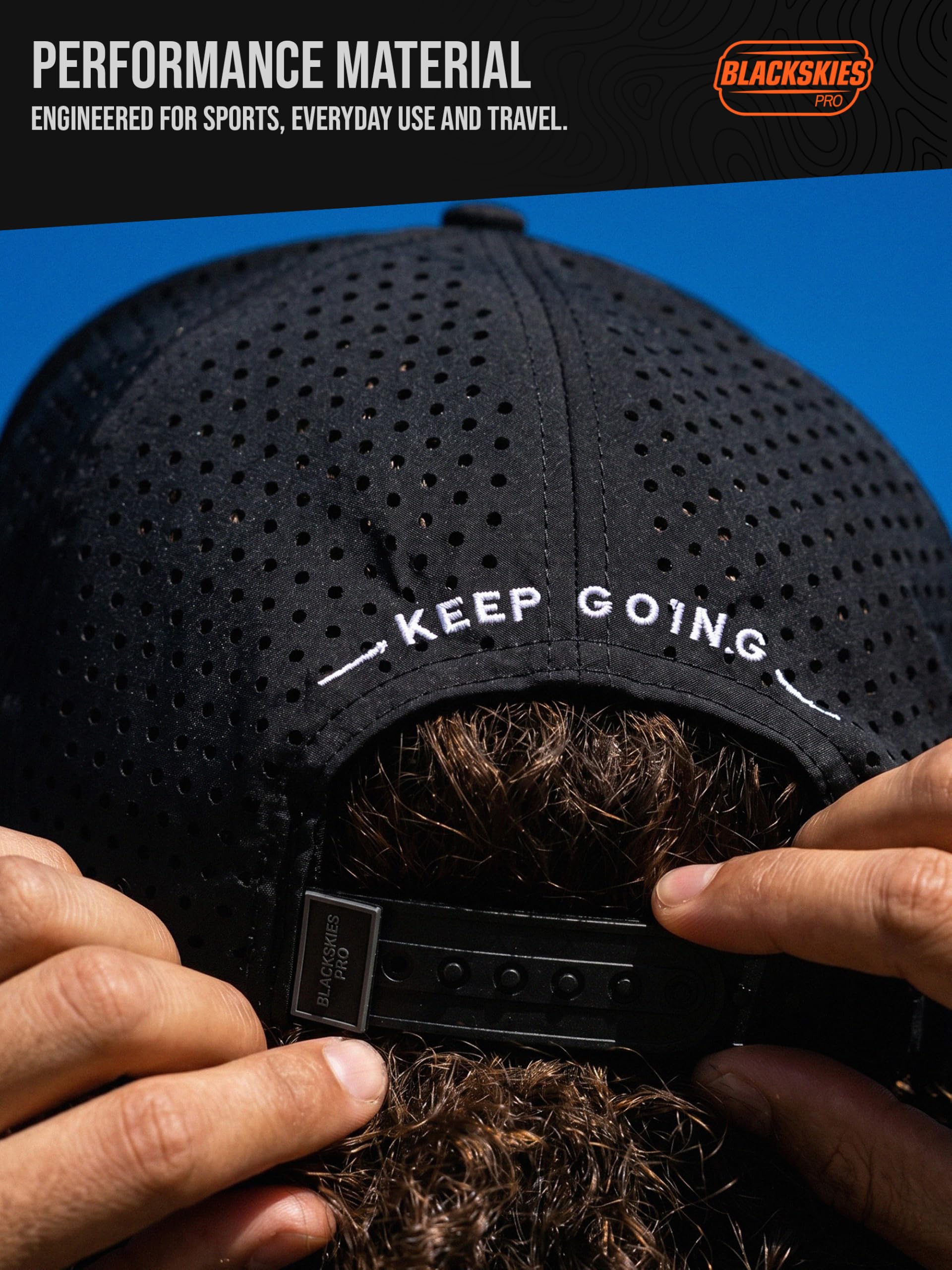 Blackskies® Pro Flow Sport Performance Cap | Gorra de Béisbol Premium Unisex Repelente al Agua | Running Pádel Gimnasio Surf Playa Tenis Hombre Mujer