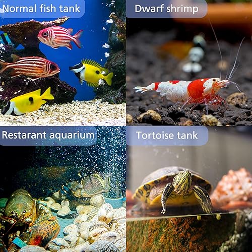 Miniatura 7 de Shappy 15 bolsas de malla de filtro de acuario de 3 tamaños, 150 micrómetros de filtro fino, bolsas con cremallera para biosferas de carbón