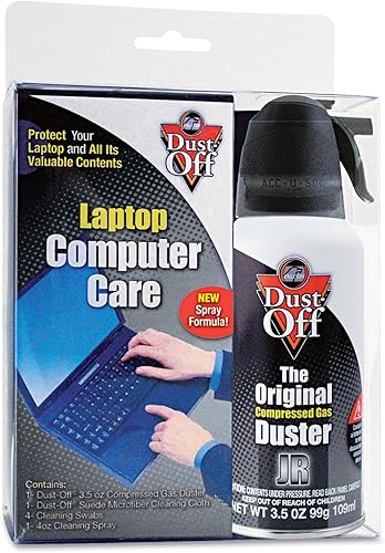 Dust-Off DCLT Kit de cuidado de computadora portátil (FALDCLT)