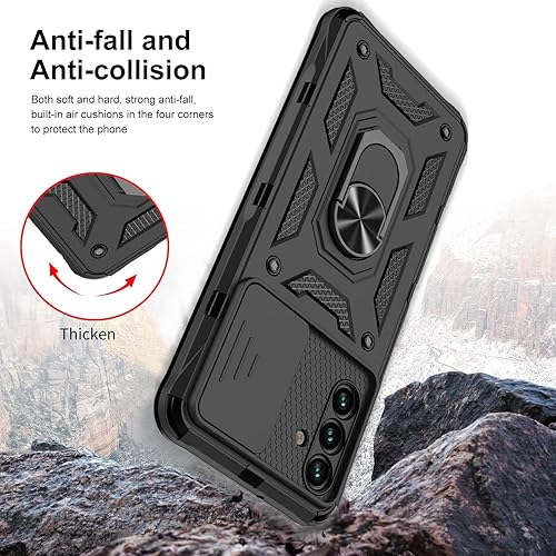 Miniatura 7 de GORGCASE Funda para Samsung Galaxy A13 5G con cubierta de cámara y protección de lente con protector de pantalla de vidrio templado (cobertura