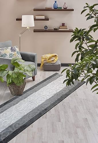 Miniatura 3 de Alfombra antideslizante lavable de 6 pies de largo con respaldo de goma, (31 pulgadas x 6 pies) personalizada para cocina, pasillo, escaleras,