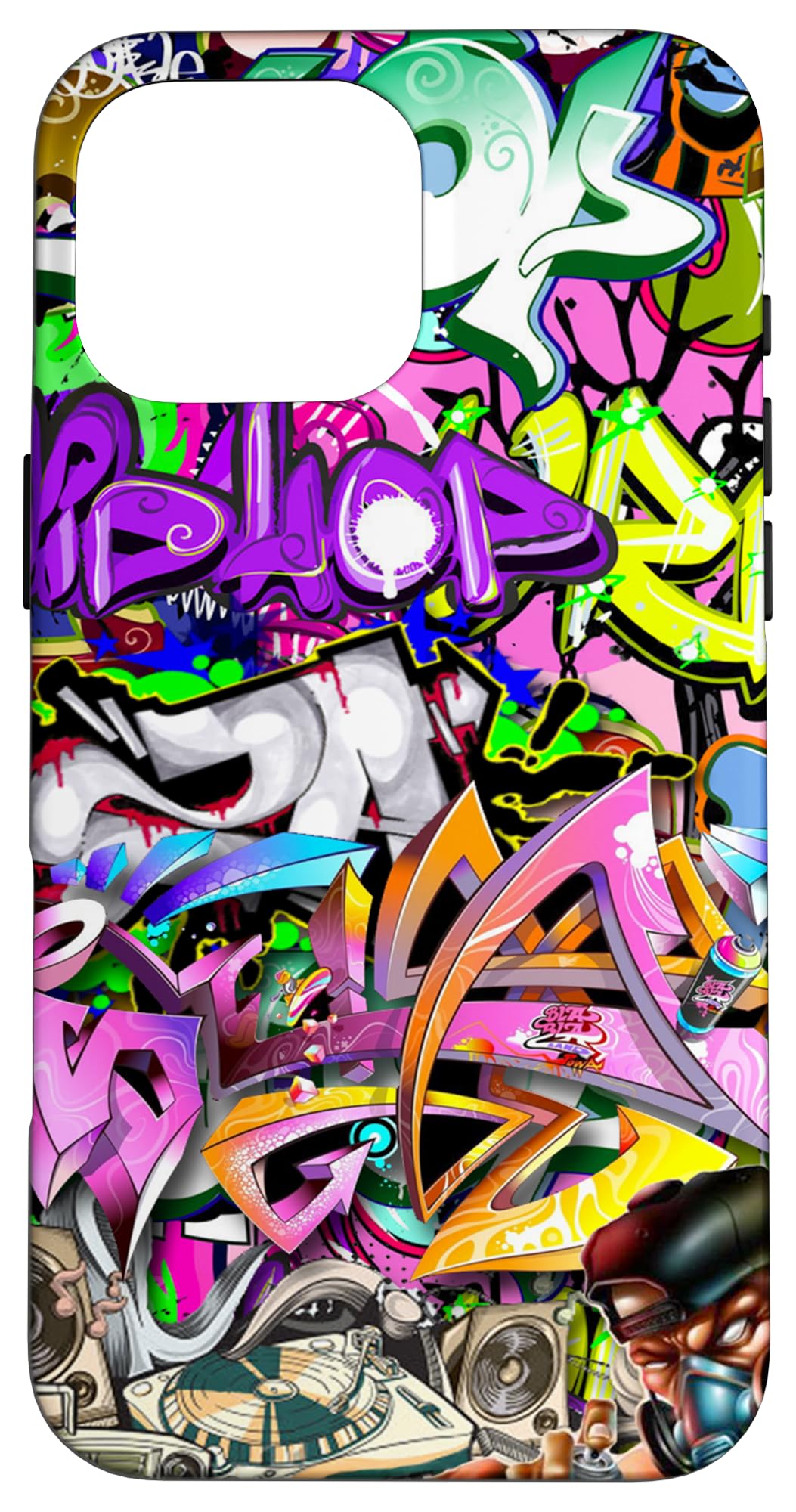 Graffiti Street Art, Colorful Urban hip hop Case for iPhone 16 Pro Max