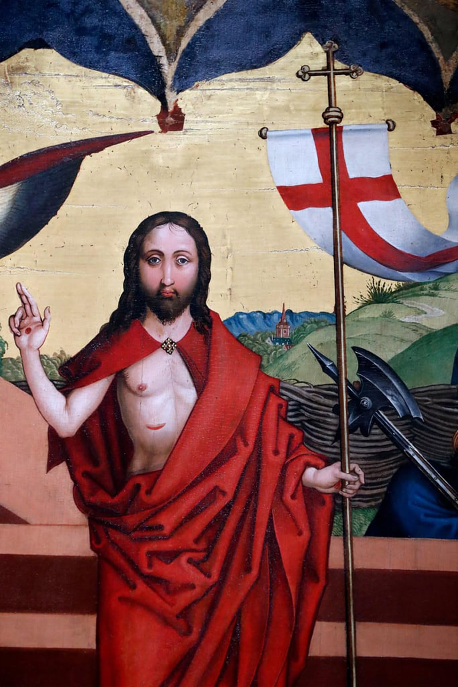 POSTERIIk Vintage Print Pop Art Landscape Artwork the Resurrection of Jesus by Famous Artist Art Prints for Office Home Decor 60x90cm