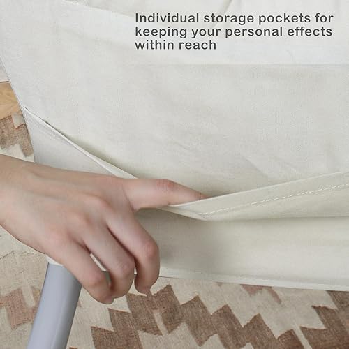 Miniatura 40 de Silla moderna de acento suave para sala de estar, sillón individual tapizado, respaldo alto, sofá perezoso (gris dorado) Gris dorado,Azul