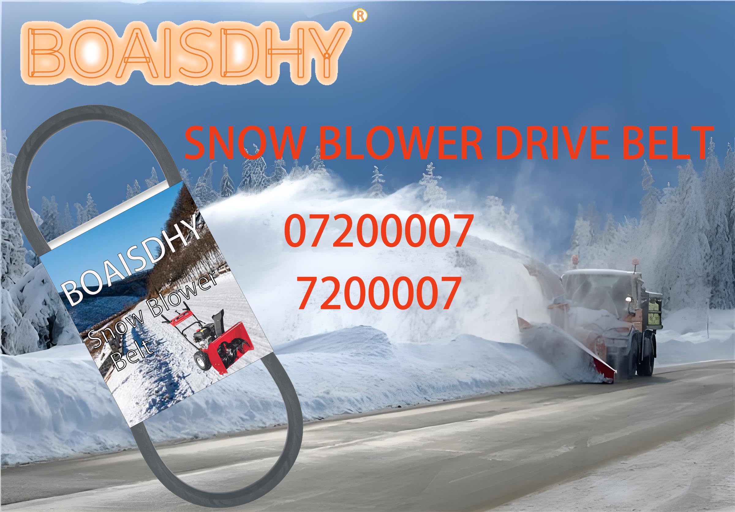 Courroie Par Machines DÉNEIGEUSES MCCULLOCH MSB121