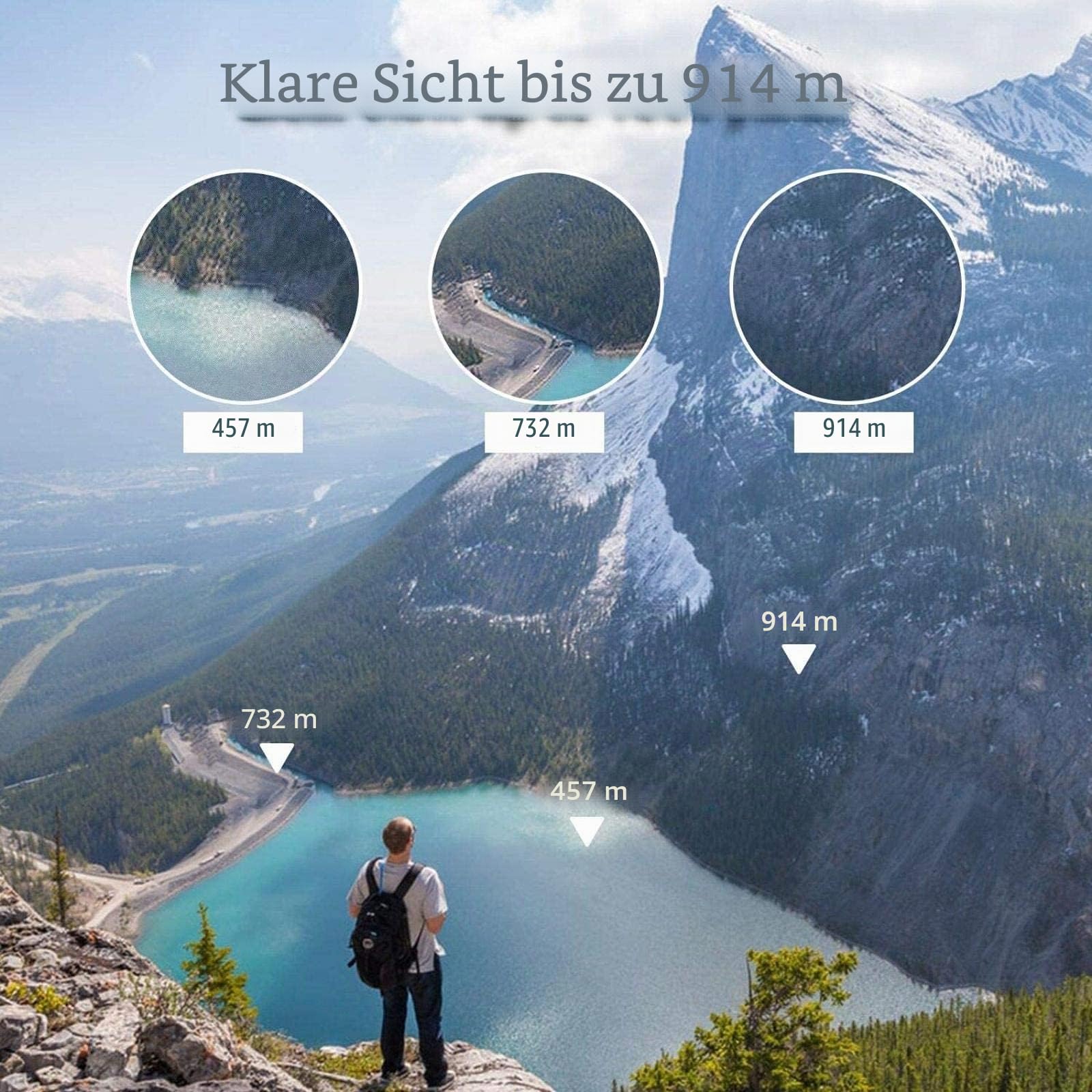 Monokular-Teleskop für Erwachsene – 13 x 50 High Power HD Optik Zoom Monokular Teleskop für Smartphone, klares FMC BAK4 Prisma wasserdichtes Monokular für Vogelbeobachtung, Camping, Konzert, Match