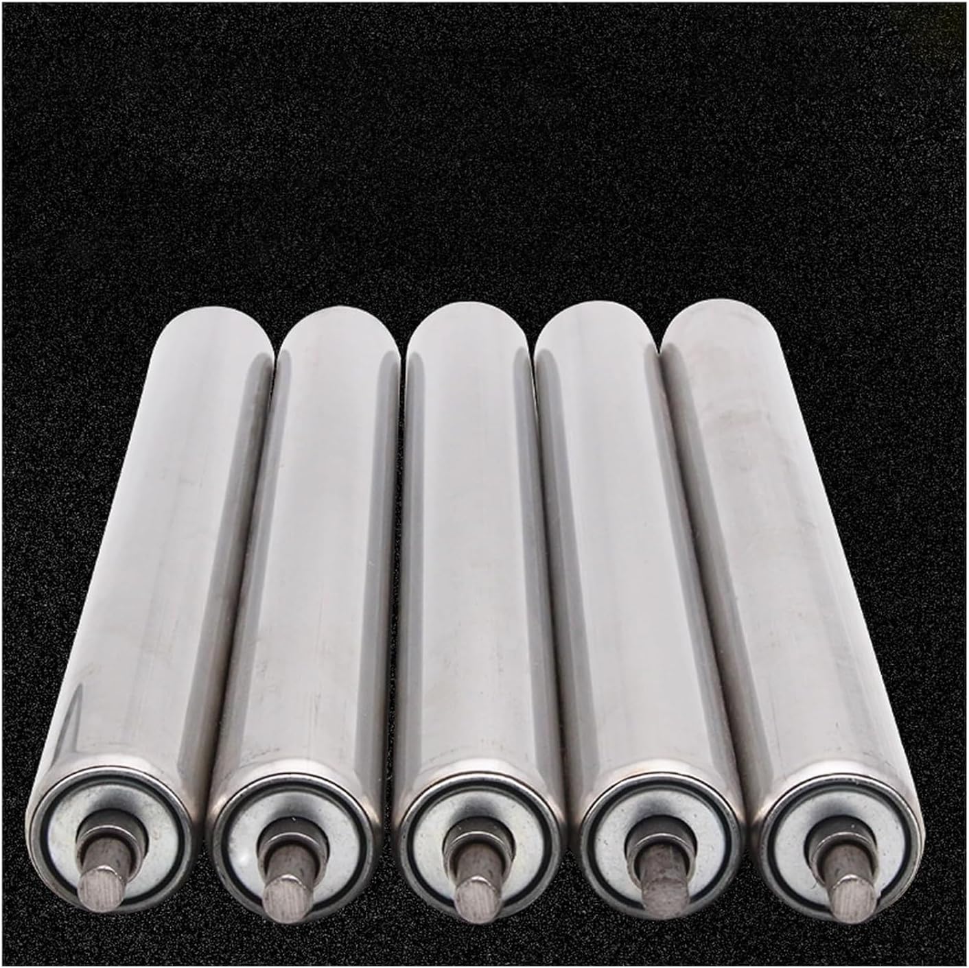 High-Performance Universal Roller 5 Pack, 60mm Diameter Replacement Rollers for Industrial Quality Fence Mower DIY Projects (300mm Length, 2.4'' x 11.8'')