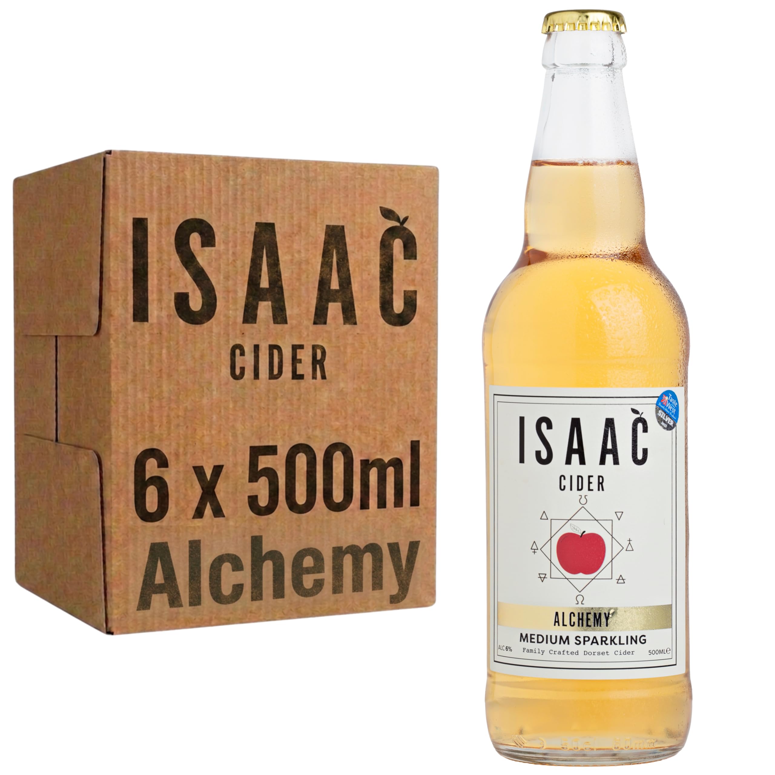 Isaac Cider Alchemy 6 x 500ml glass bottles