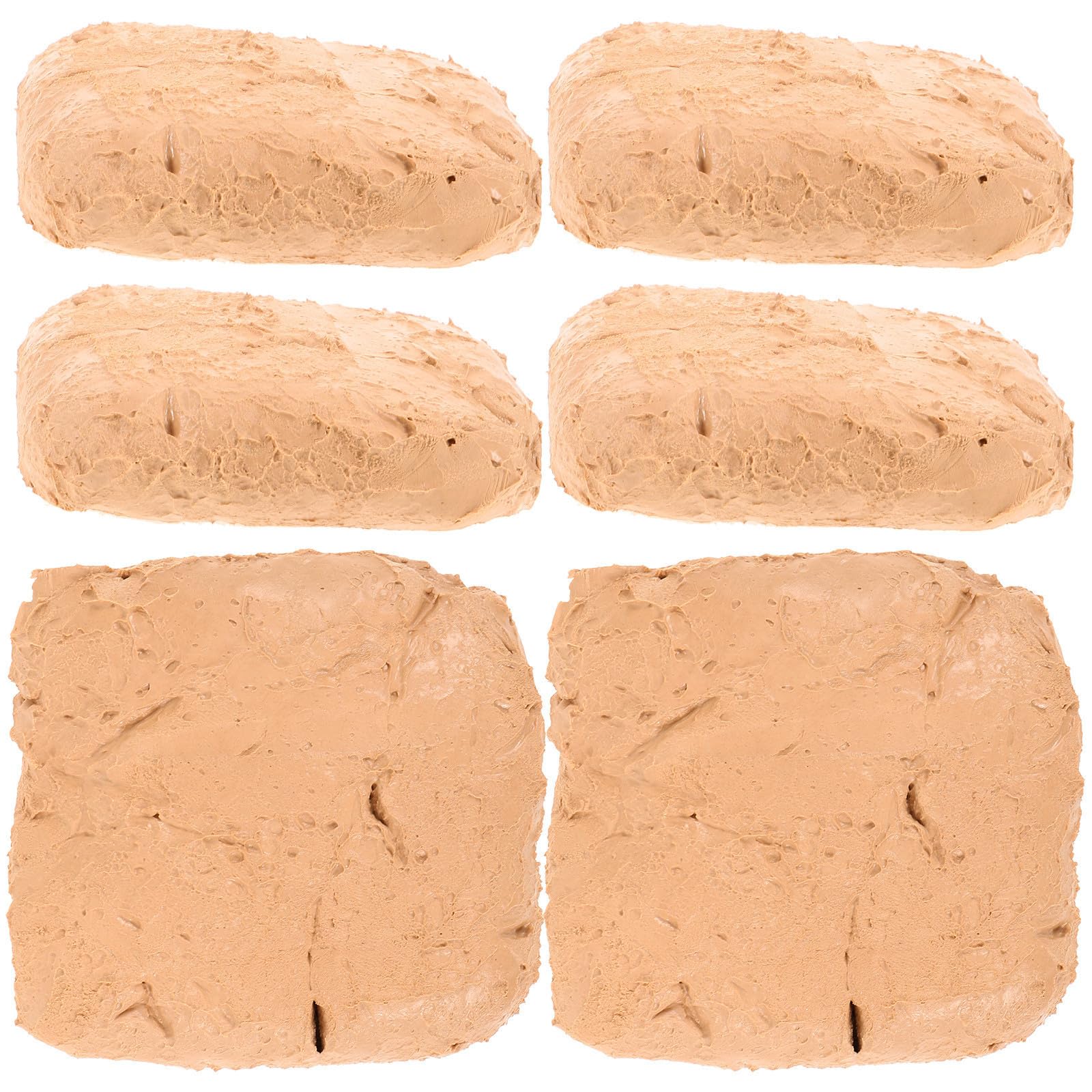 6 Pezzi Argilla da Modellare, Pasta Creativa Beige 200 G