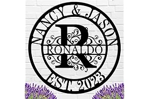 Personalized Wedding Name Metal Signs for Couples 2024