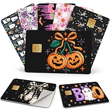 Amintiri 8pcs Girly Credit Card Skin, Cute Debit Card Stickers Leopard