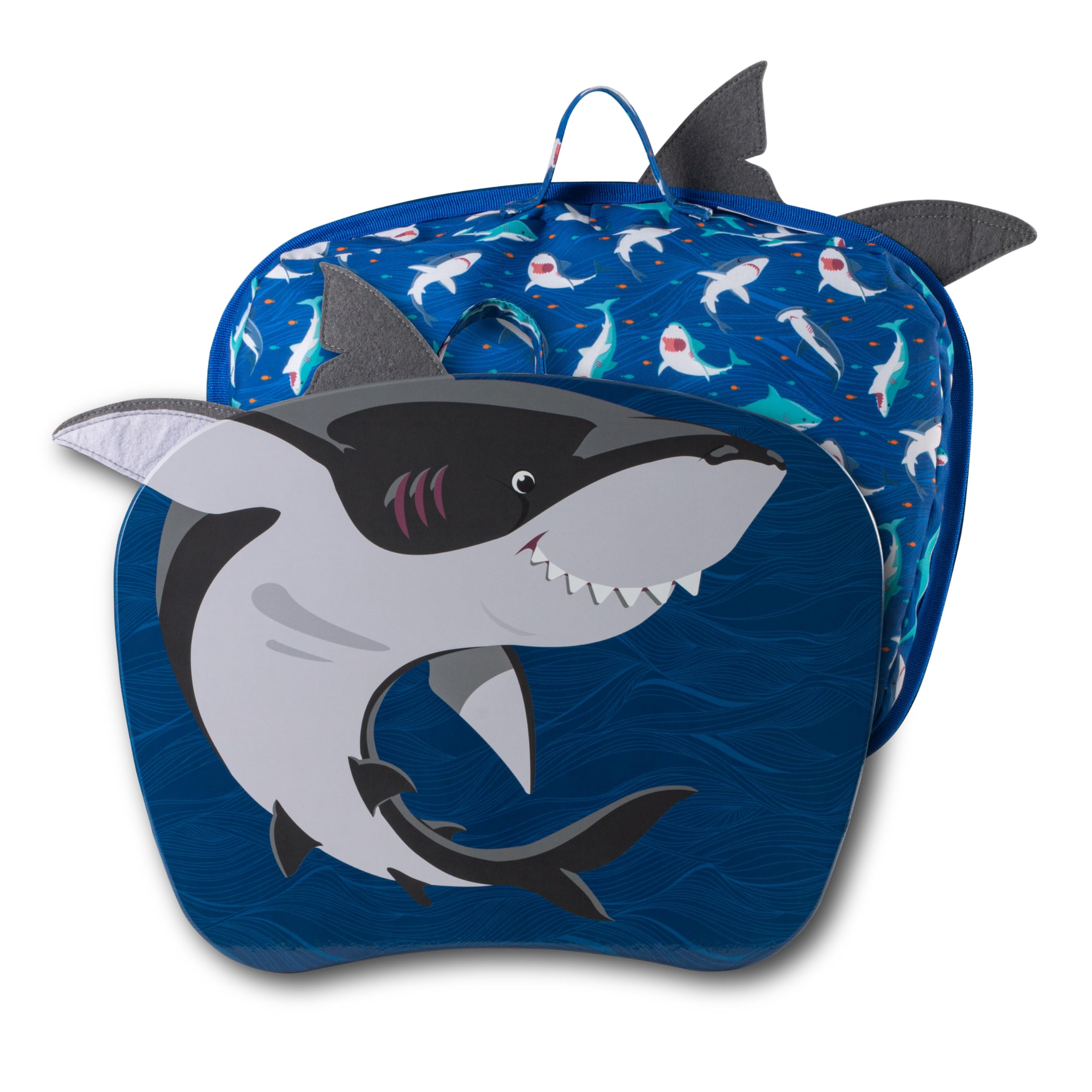 LapGear Lap Pets Lap Desk for Lil' Kids - Shark - Fits Up to 11.6 Inch Laptops - Style No. 46753