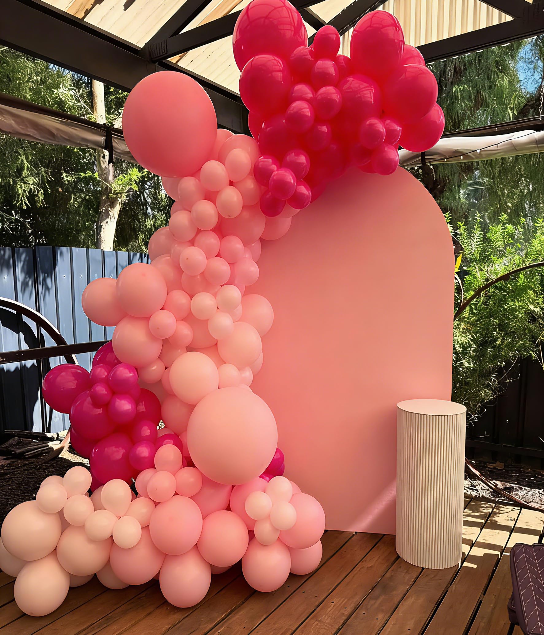 Pinke Luftballons, 60 Stück, 30,5 cm, Hot Pink, Metallic, Partyballons für Mädchen, Frauen, Babyparty, Prinzessin, Valentinstag, Hochzeit, Geburtstag, Party-Dekoration