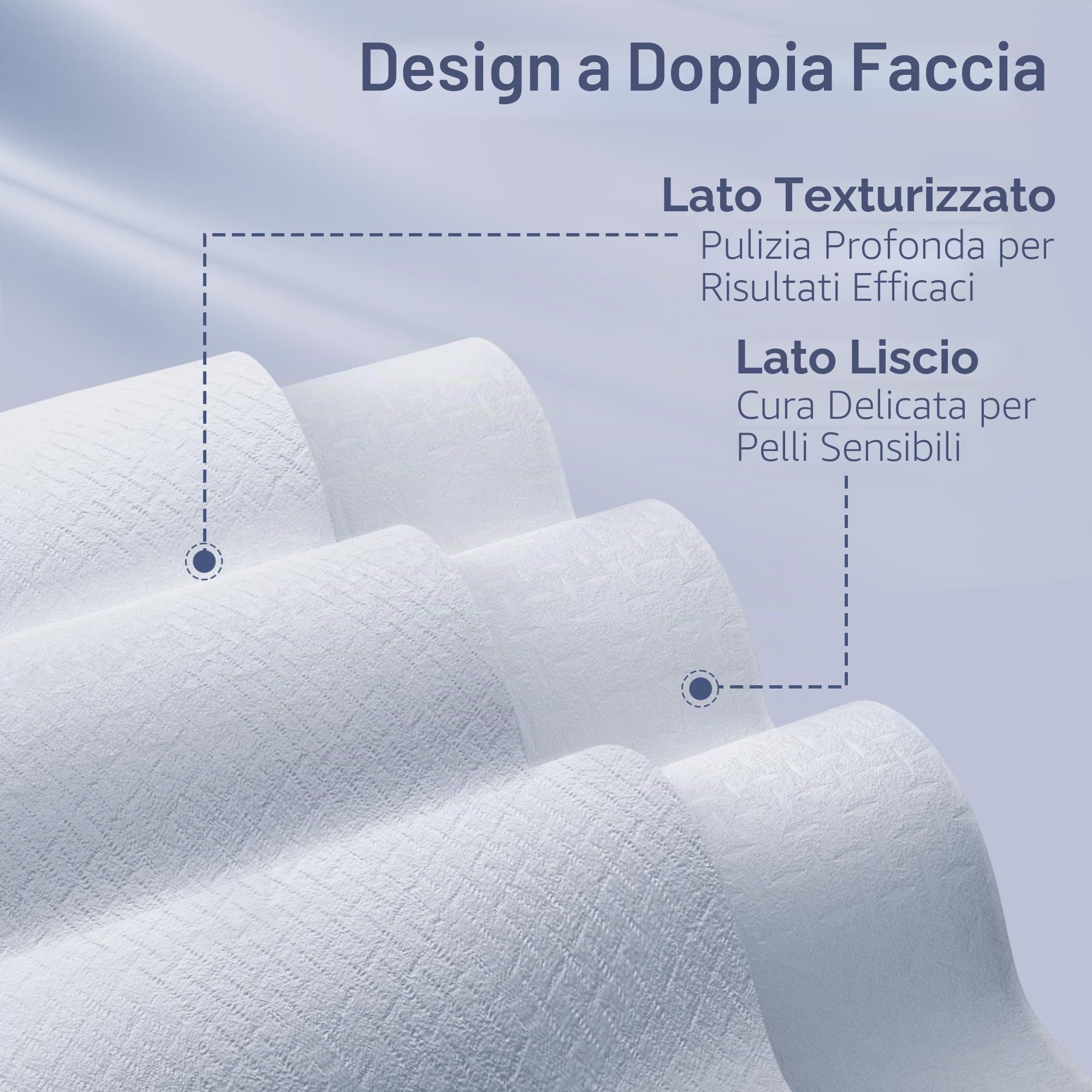 Ourmed Life Face Clean Towels, 100 Count Disposable Biodegradable Face Wash Cloth for Sensitive Skin, Lint- Free Facial Tissue for Cleansing, Skincare and Makeup Remover, Dry Wipes