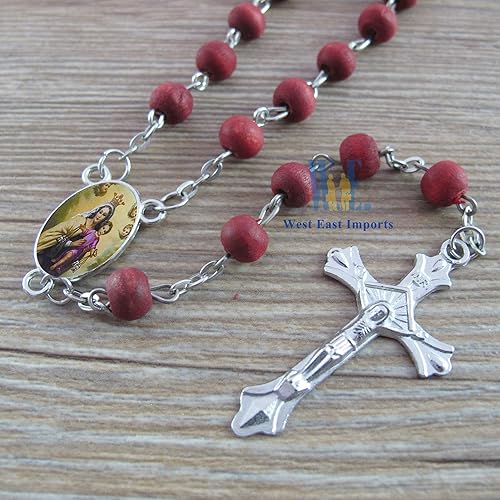 Miniatura 2 de Rosario perfumado Nuestra Señora del Monte Carmelo (12 PCS) Santísima Virgen María Iglesia Religiosa Evento Memorial