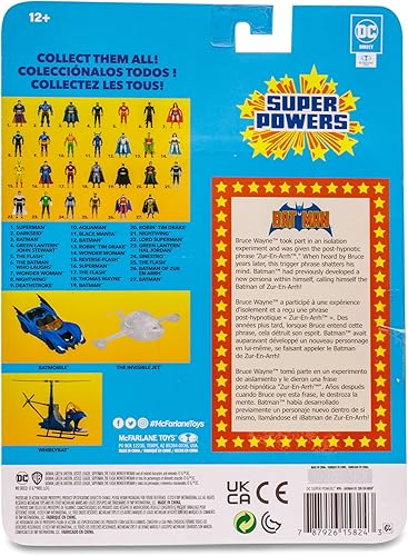 Miniatura 10 de McFarlane Toys - Figura de acción de Batman de Zur En Arrh de DC Super Powers de 4.5 pulgadas