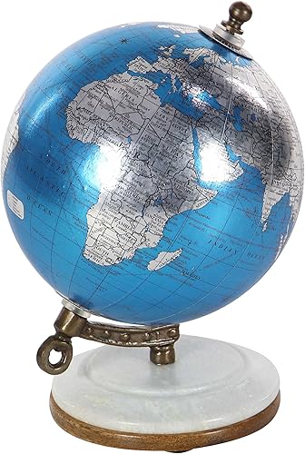 Miniatura 9 de Deco 79 Globo tradicional de resina multicolor, 7 "x 5" x 5