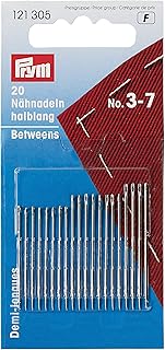 Nähnadeln lang ST 20 silberfarbig 0,50 x 32 mm