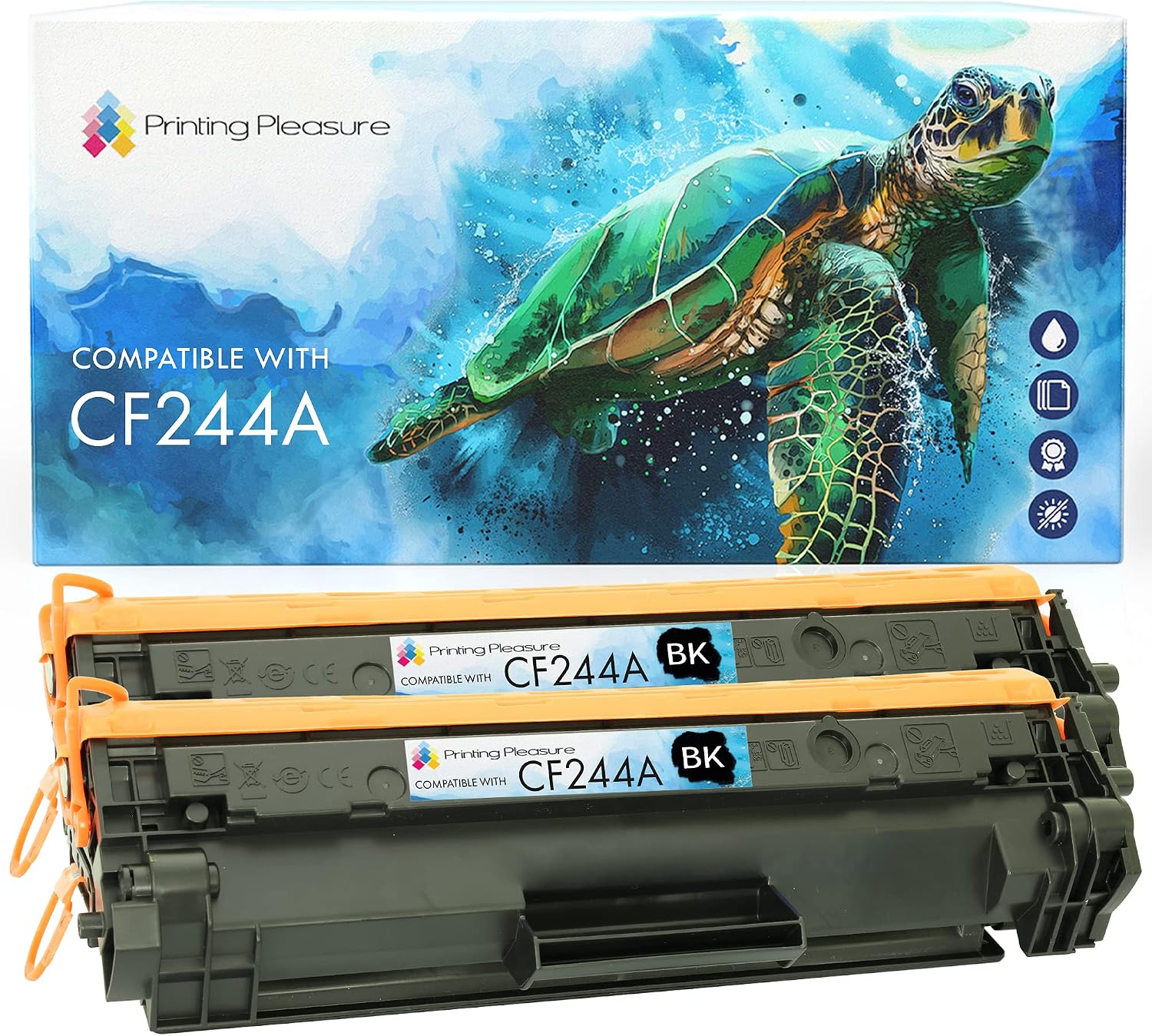 Printing Pleasure Compatible CF244A 44A Cartucho de tóner para HP Laserjet  Pro M15a M15w M16a M16w | MFP M28a M28w M29a M29w - Negro, Alta Capacidad :  Amazon.es: Informática